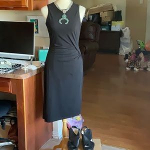 MICHAEL Michael Kors Black Bodycon Side Gathered Dress in Size XS, NWT